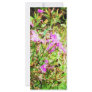 Pink Flowers Full Color Rack Card
