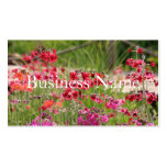 Pink Flowery Business Card