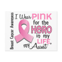 Pink For Hero In My Life 3 Aunt Breast Cancer