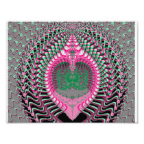 Pink Fractal Sea Shell