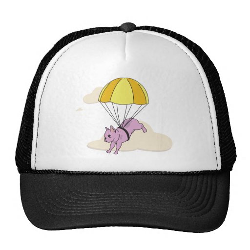 Pink French Bulldog Umbrella Fun Hat