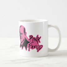 PINK FREUD Psychoanalysis Sound Edition Taza De Café