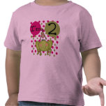 Pink Frog 2nd Birthday tshirts and gifts
