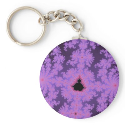 Pink Fronds Keychain by JamesOakley