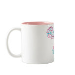 Pink Funny Blabber Character Mug
