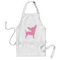 Pink Funny Chihuahua Apron