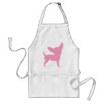 Pink Funny Chihuahua aprons