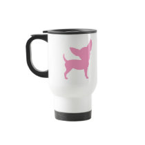 Pink Funny Chihuahua Coffee Mug