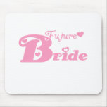 Pink Future Bride Mouse Pads
