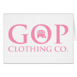 Pink G.O.P. Clothing Company Cards
