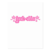 Pink Geekette Post Card
