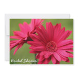 Pink Gerbera Daisy Bridal Shower Invitation