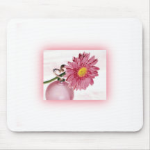Pink Gerbera Daisy Mouse Pad