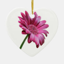 Pink Gerbera Daisy Ornament