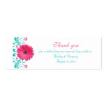 Pink Gerbera Daisy Special Occasion Favour Tags business cards