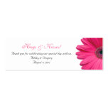 Pink Gerbera Daisy Special Occasion Favour Tags business cards
