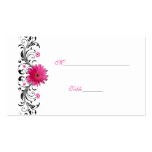 Pink Gerbera Daisy Special Occasion Place Card Business Cards