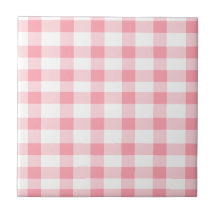 Pink Gingham Tiles