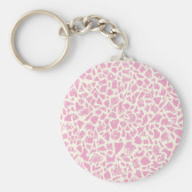 Pink Giraffe Key Chain