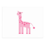 Pink Giraffe Postcards