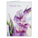 Pink Gladioli | Thank You Card