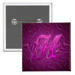 Pink Glittery Initial - H