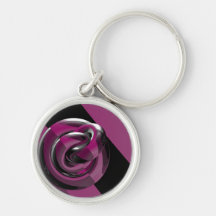 Pink & glossy keychain
