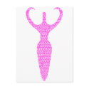 Pink Goddess postcards
