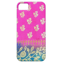 Pink Gold and Blue iPhone 5 Case
