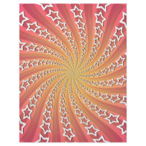 Pink & Gold Star Spiral: Full Colour Flyer