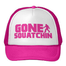 PINK GONE SQUATCHIN Trucker Hat *BEST VERSION*