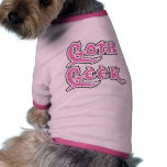 Pink Goth Geek pet clothing