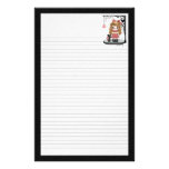Pink Gothic Love Doll Stationery