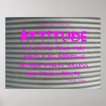 Pink Graffiti on Corrugated Iron Fitness Poster!