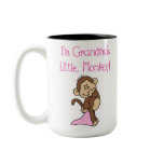 Pink Grandmas Little Monkey mugs