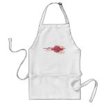 Pink Graphic Circle America aprons
