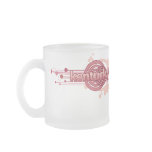 Pink Graphic Circle Kentucky Mug Glass