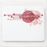 Pink Graphic Circle Virginia Mousepad
