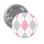 Pink Gray Argyle Pattern
