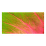 pink green leaf picture card