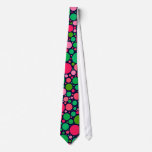 Pink & Green Spots Tie