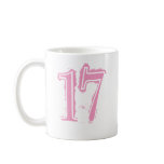 PINK GRUNGE NUMBER 17 mugs