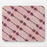 Pink Guitars Collage Mousepads