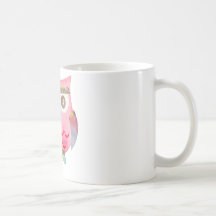 Pink Gypsy Owl Coffee Mugs