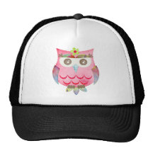 Pink Gypsy Owl Hats