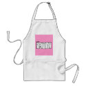 Pink Happy Birthday Apron