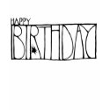 Pink Happy Birthday T-shirt