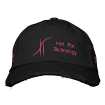 Pink Hat Embroidered Hat