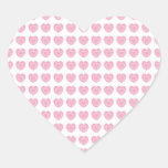 Pink Heart Background Heart Sticker
