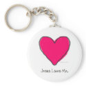 Pink Heart keychains